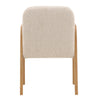 Winnie Venice Sand and Natural Dining ChairModel DOV24141-SAND