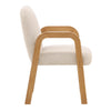 Winnie Venice Sand and Natural Dining ChairModel DOV24141-SAND