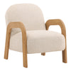 Winnie Venice Sand and Natural Occasional ChairModel DOV24142-SAND