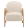 Winnie Venice Sand and Natural Occasional ChairModel DOV24142-SAND