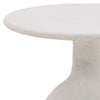 Violetta White Outdoor Side Table Model DOV24148-WHIT-SM