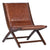 Gibbs Antique Brown Finish Occasional ChairModel DOV25007