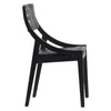 Camila Black Frame with Black Leather Dining ChairModel DOV25018