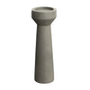 Benicia Grey Concrete Finish with Acrylic Sealer Outdoor Candle Stand Model DOV26040A