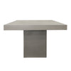 Simona Grey Concrete Finish with Acrylic Sealer Outdoor Dining Table Model DOV26048