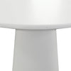 Milena White Finish Outdoor Side Table Model DOV26053