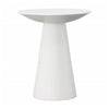 Milena White Finish Outdoor Side Table Model DOV26053