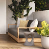 Patterson Grey Outdoor Side Table Model DOV26080-DKGY