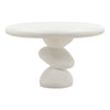 Serenade White Outdoor Dining Table Model DOV26090-WHIT