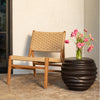 Oceanne Lava Outdoor Side Table Model DOV26096-LAVA