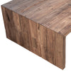 Chilton Medium Brown Wood Sealed Finish Coffee TableModel DOV29009