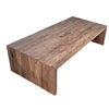 Chilton Medium Brown Wood Sealed Finish Coffee TableModel DOV29009