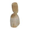 Layman Natural Wood SculptureModel DOV29035-NATL