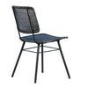 Aster Black Powder Coated Finish Outdoor Dining Chair Model DOV30004