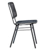 Aster Black Powder Coated Finish Outdoor Dining Chair Model DOV30004