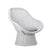 Elmer White Weave and Grey Cushion Outdoor Occasional Chair Model DOV30018