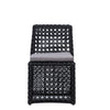 Arnie Charcoal Weave and Powder Coated Metal Outdoor Dining Chair Model DOV30019