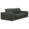 Trenton Antique Black Suede Sofa Model DOV32011