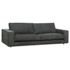 Trenton Antique Black Suede Sofa Model DOV32011