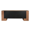 Almanza Natural Wood Finish and Black Handles Sideboard Model DOV3320