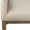 Mayne Off White Upholstery and Natural Wood Finish Dining ChairModel DOV34000