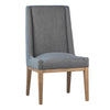 Oliver Grey Upholstery and Natural Wood Finish Dining ChairModel DOV34001