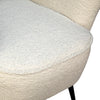 Alana Natural White Faux Fur Occasional ChairModel DOV34003