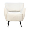 Alana Natural White Faux Fur Occasional ChairModel DOV34003