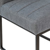 Kali Blue Grey Upholstery and Dark Metal Finish Dining ChairModel DOV34005