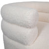 Jolo Cream Fur Seating Swivel ChairModel DOV34008