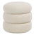 Jolo Ivory Fur Seating Ottoman Model DOV34008OT