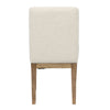 Weilan Cream Upholstery with Natural Wood Finish Dining ChairModel DOV34021