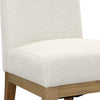 Weilan Cream Upholstery with Natural Wood Finish Dining ChairModel DOV34021