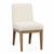 Weilan Cream Upholstery with Natural Wood Finish Dining ChairModel DOV34021