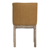 Cory Mustard Upholstery and Natural Legs Dining ChairModel DOV34022-MSTD