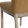 Cory Mustard Upholstery and Natural Legs Dining ChairModel DOV34022-MSTD