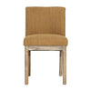 Cory Mustard Upholstery and Natural Legs Dining ChairModel DOV34022-MSTD