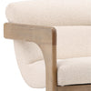 Bridges Everest Cream and Natural Occasional ChairModel DOV34034-CREM