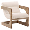 Bridges Everest Cream and Natural Occasional ChairModel DOV34034-CREM