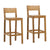 Josie Natural Outdoor Barstool Set Of 2 Model DOV35009BS-NATL