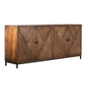 Bally Medium Brown Antique Wood Finish Sideboard Model DOV38000