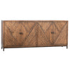 Bally Medium Brown Antique Wood Finish Sideboard Model DOV38000