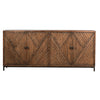 Bally Medium Brown Antique Wood Finish Sideboard Model DOV38000