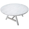 Agno Whitewash with Water Base Sealed Finish Dining TableModel DOV38002