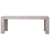 Amaya Whitewash Sealed Finish Dining TableModel DOV38004