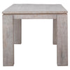 Amaya Whitewash Sealed Finish Dining TableModel DOV38004