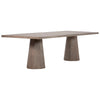 Jansen Light Warm Wash Finish Dining TableModel DOV38020