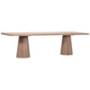 Jansen Light Warm Wash Finish Dining TableModel DOV38020