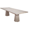 Jansen Light Warm Wash Finish Dining TableModel DOV38020