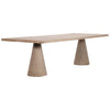 Zaya Light Warm Wash Sealed Finish Dining TableModel DOV38021